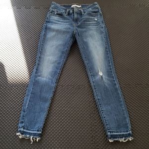 Levi 711 Skinny Distressed Jeans